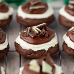 Chocolate Marshmallow Mint Cookies