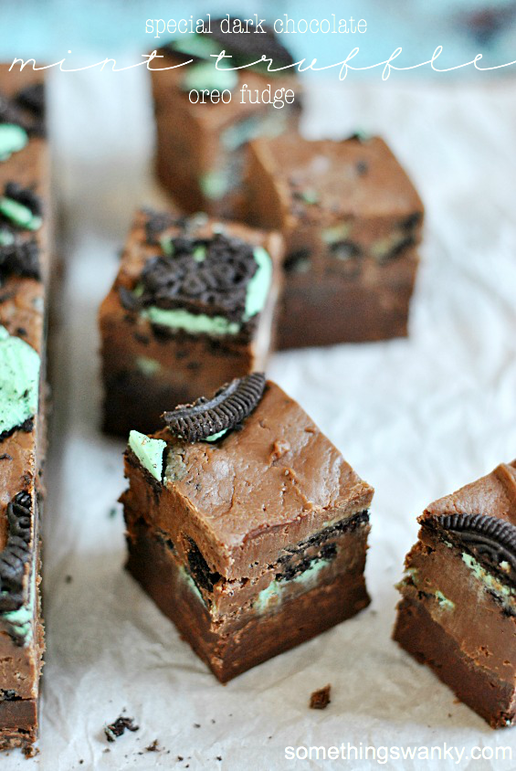 Mint Truffle Oreo Fudge, oh WOW this stuff is good!