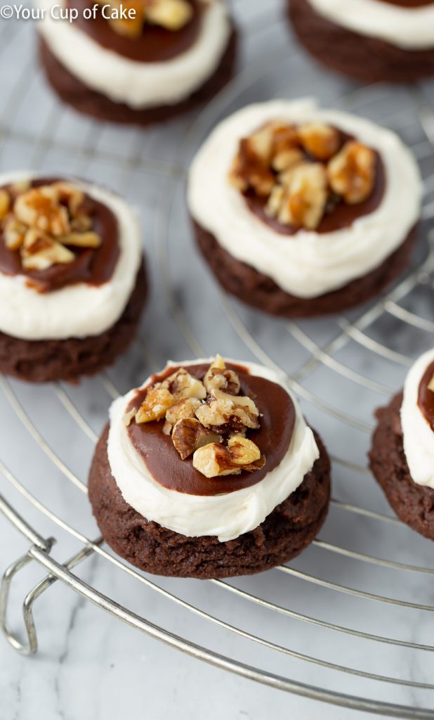 These cookies are AMAZING! Cake Mix Mississippi Mud Cookies