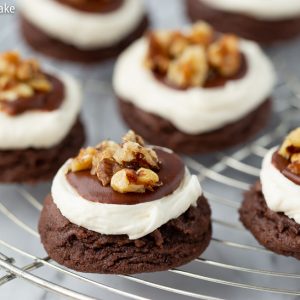 The BEST Cake Mix Mississippi Mud Cookies