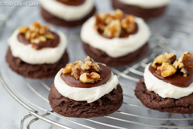 The BEST Cake Mix Mississippi Mud Cookies