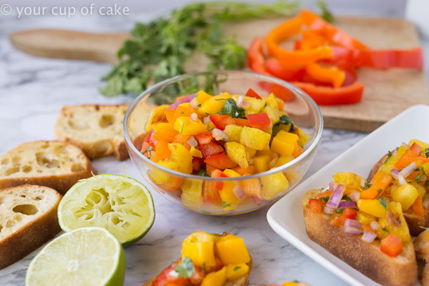 Pineapple Mango Salsa