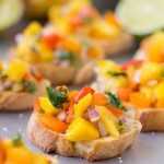 Pineapple Mango Bruschetta