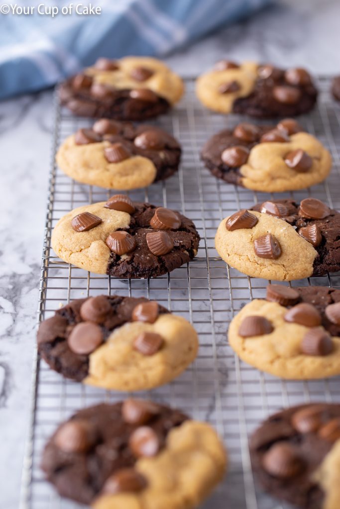 Ultimate Chocolate Peanut Butter Cookies everyone is obsessed with!