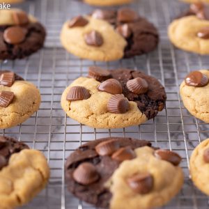 IN LOVE with these Ultimate Chocolate Peanut Butter Cookies