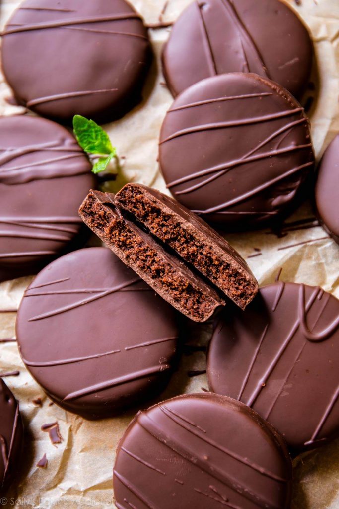 Homemade Thin Mint Cookies! YUM!