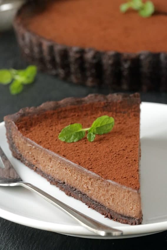 Delicious Chocolate Mint Tart!