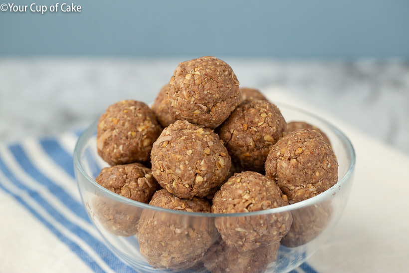 Amazing Almond Joy Protein Bites packed with energy