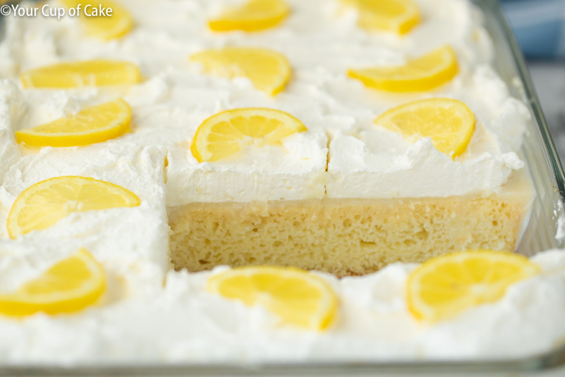 The BEST Lemon Poke Cake EVER!