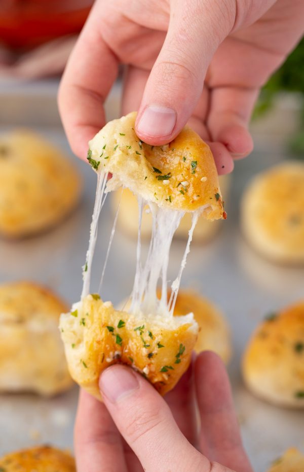SO GOOD! Quick and Easy Cheese Bombs made with string cheese!