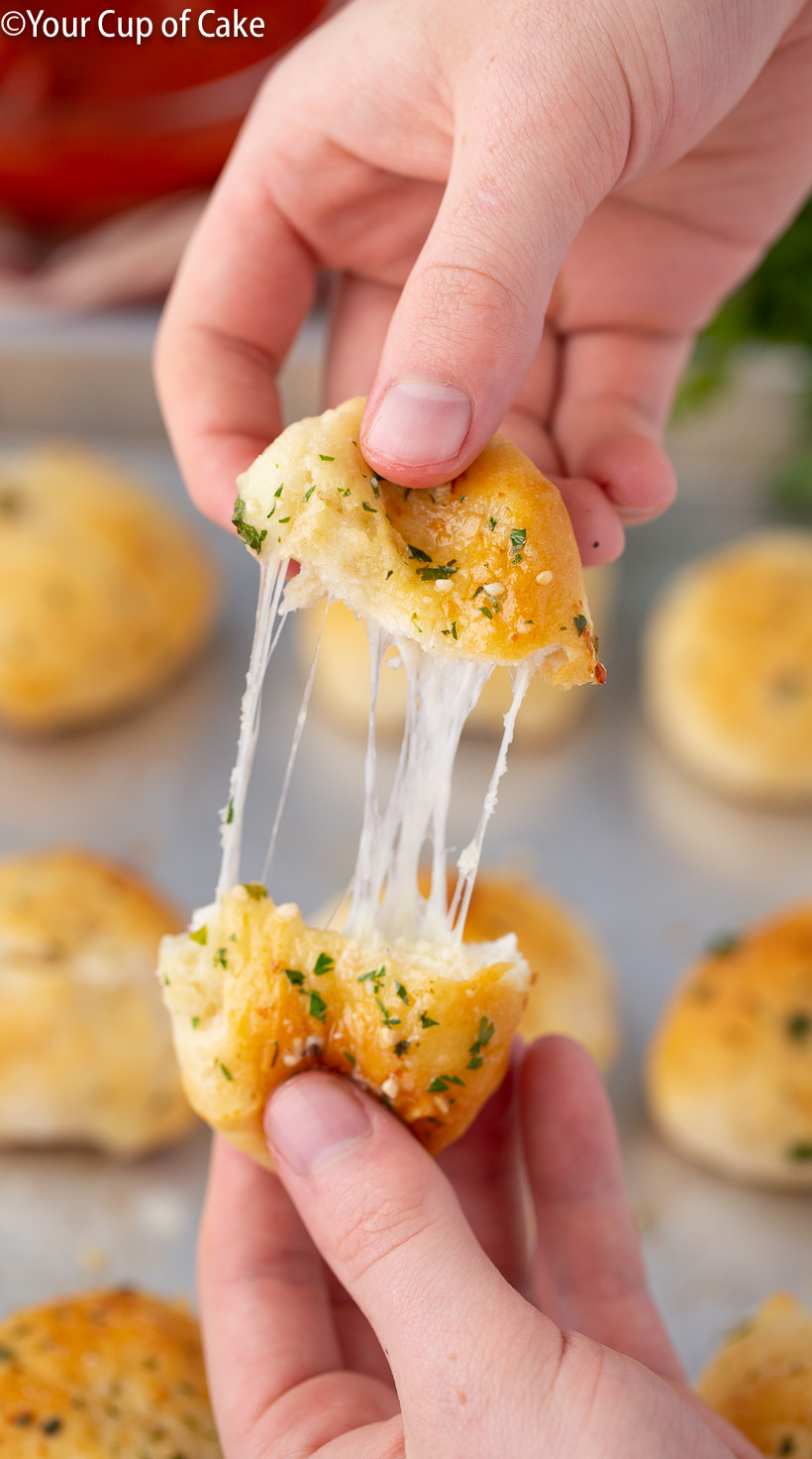 SO GOOD! Quick and Easy Cheese Bombs made with string cheese!