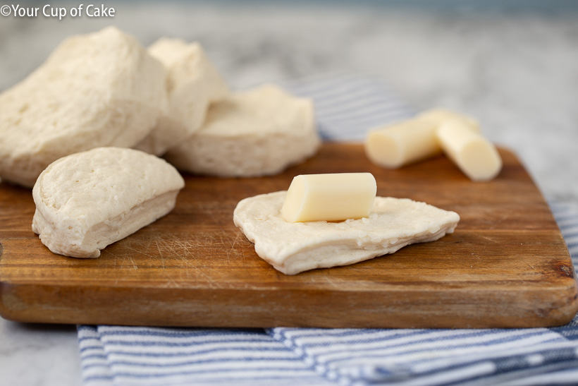 String cheese garlic bombs