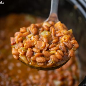 How to make Baked Beans in a slow cooker crock pot