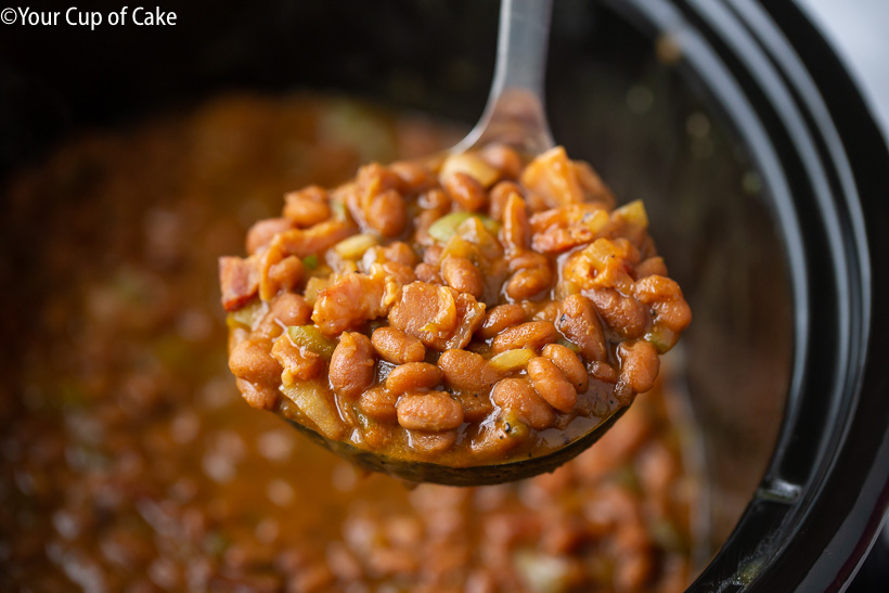 How to make Baked Beans in a slow cooker crock pot
