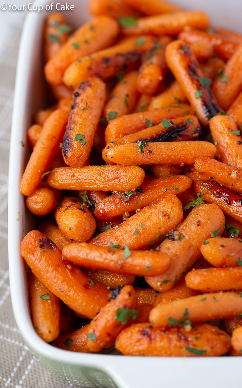 LOVE these! The Best Honey Glazed Roasted Carrots