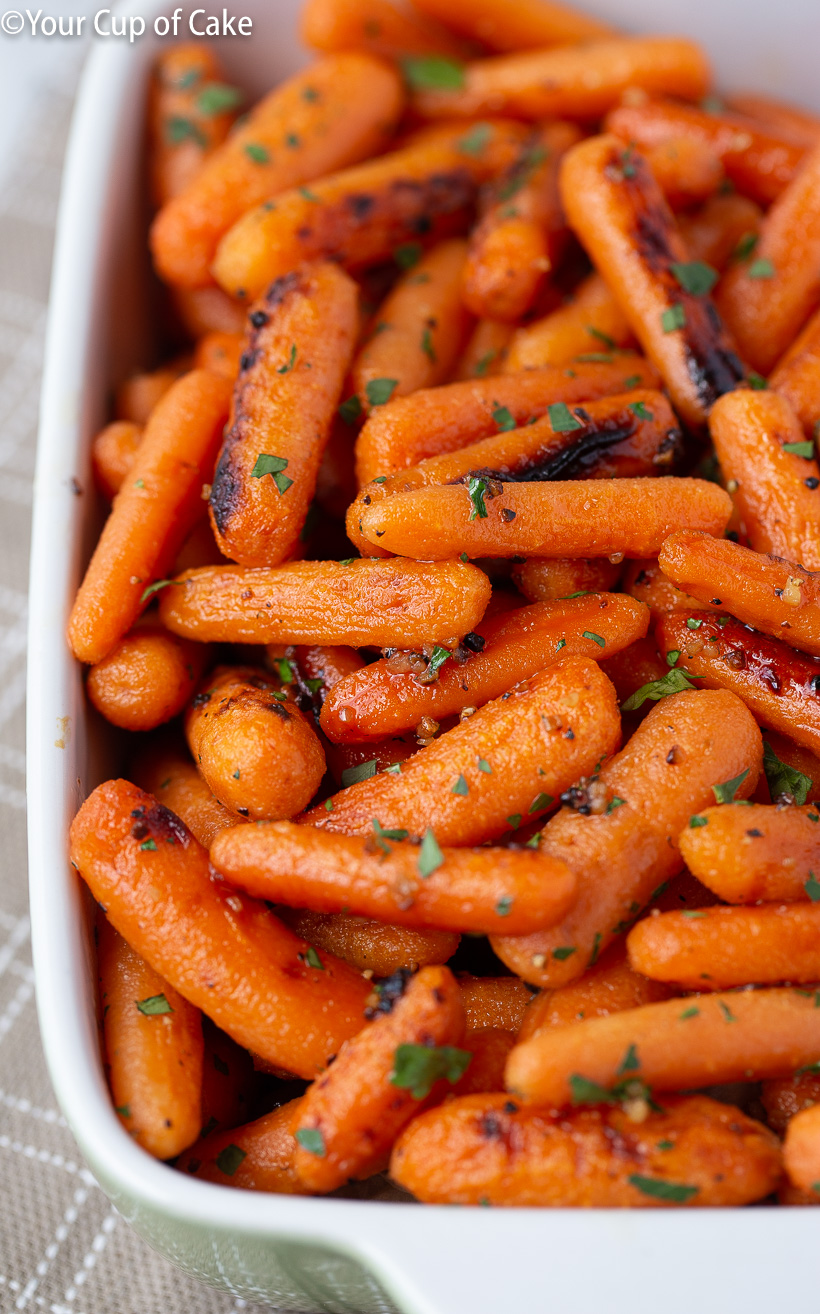 The Best Honey Glazed Roasted Carrots - Your Cup of Cake