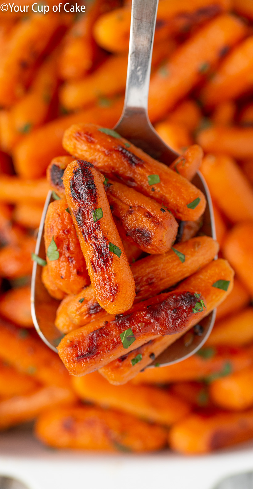 LOVE this recipe for The Best Honey Glazed Roasted Carrots