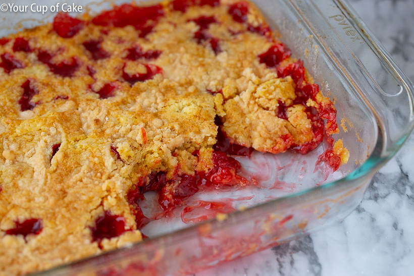 The easiest dessert to make, Easy Cherry Dump Cake