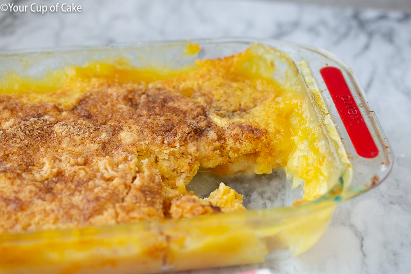 EASY Peach Cobbler recipe