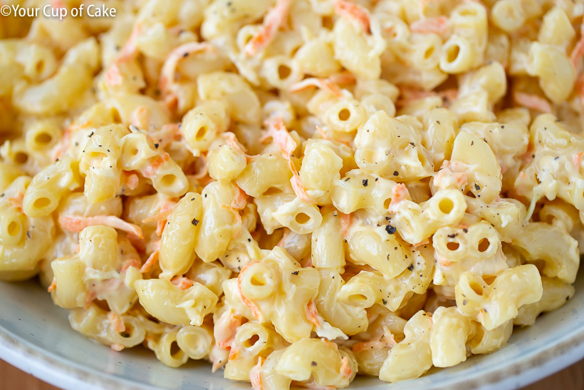 Yum!! World's Best Hawaiian Macaroni Salad