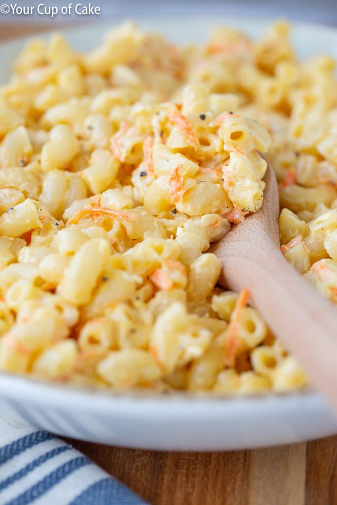 Best BBQ side dish! World's Best Hawaiian Macaroni Salad