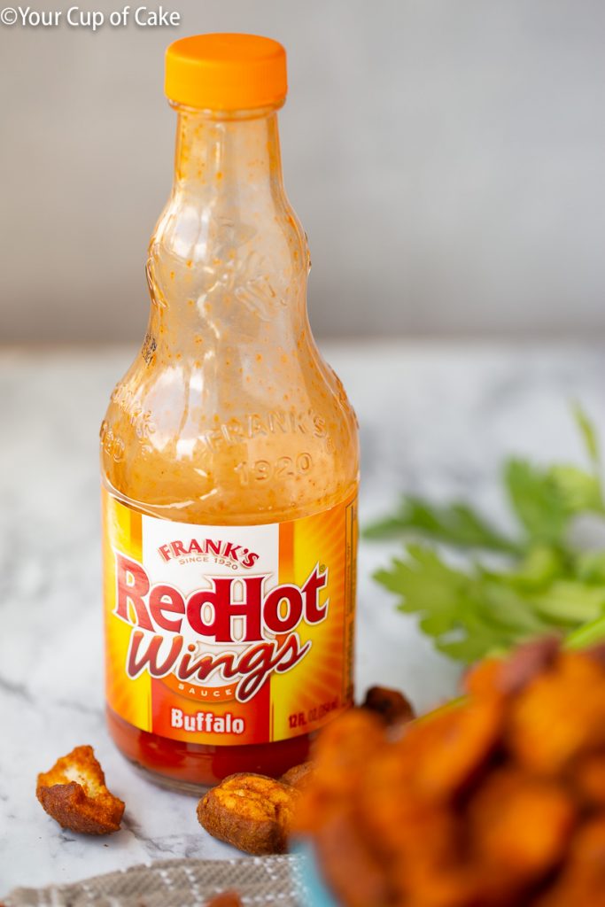 Hornear con Franks Red Hot Wings Salsa Buffalo