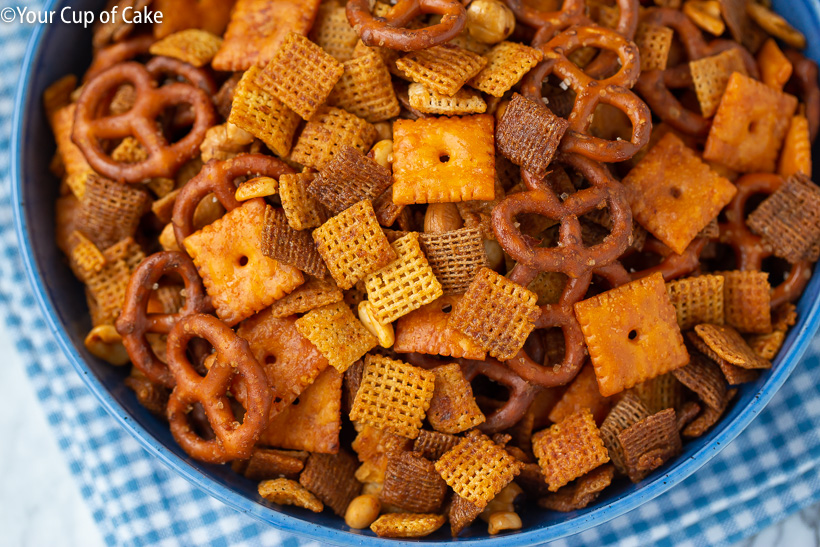 Buffalo Chex Mix is AMAZING! And the perfect spicy snack!