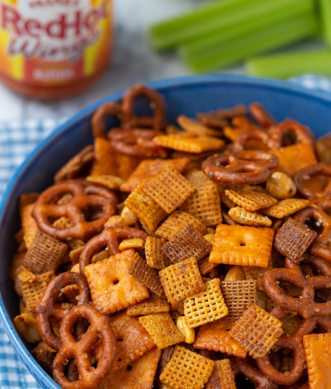 This is AMAZING! Buffalo Chex Mix