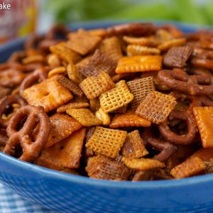 This snack is AMAZING! Buffalo Chex Mix