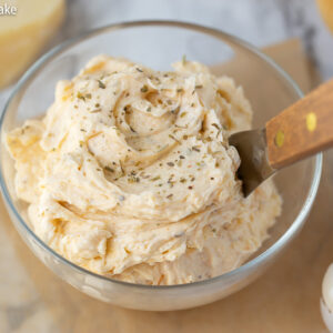 Super easy to make garlic parmesan butter