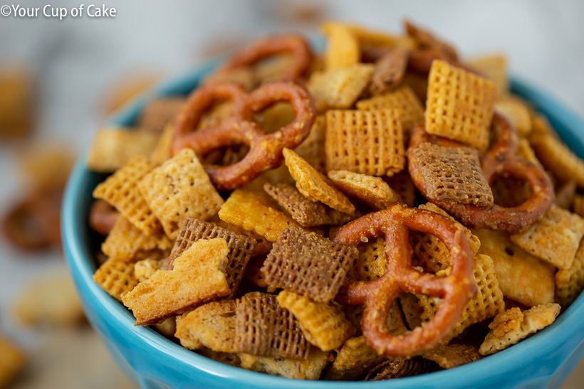 ¡Esta mezcla de miel y mostaza Chex es tan buena!