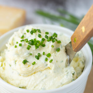 AMAZING Parmesan Chive Butter