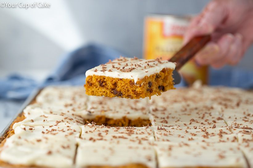 The best pumpkin sheet cake!