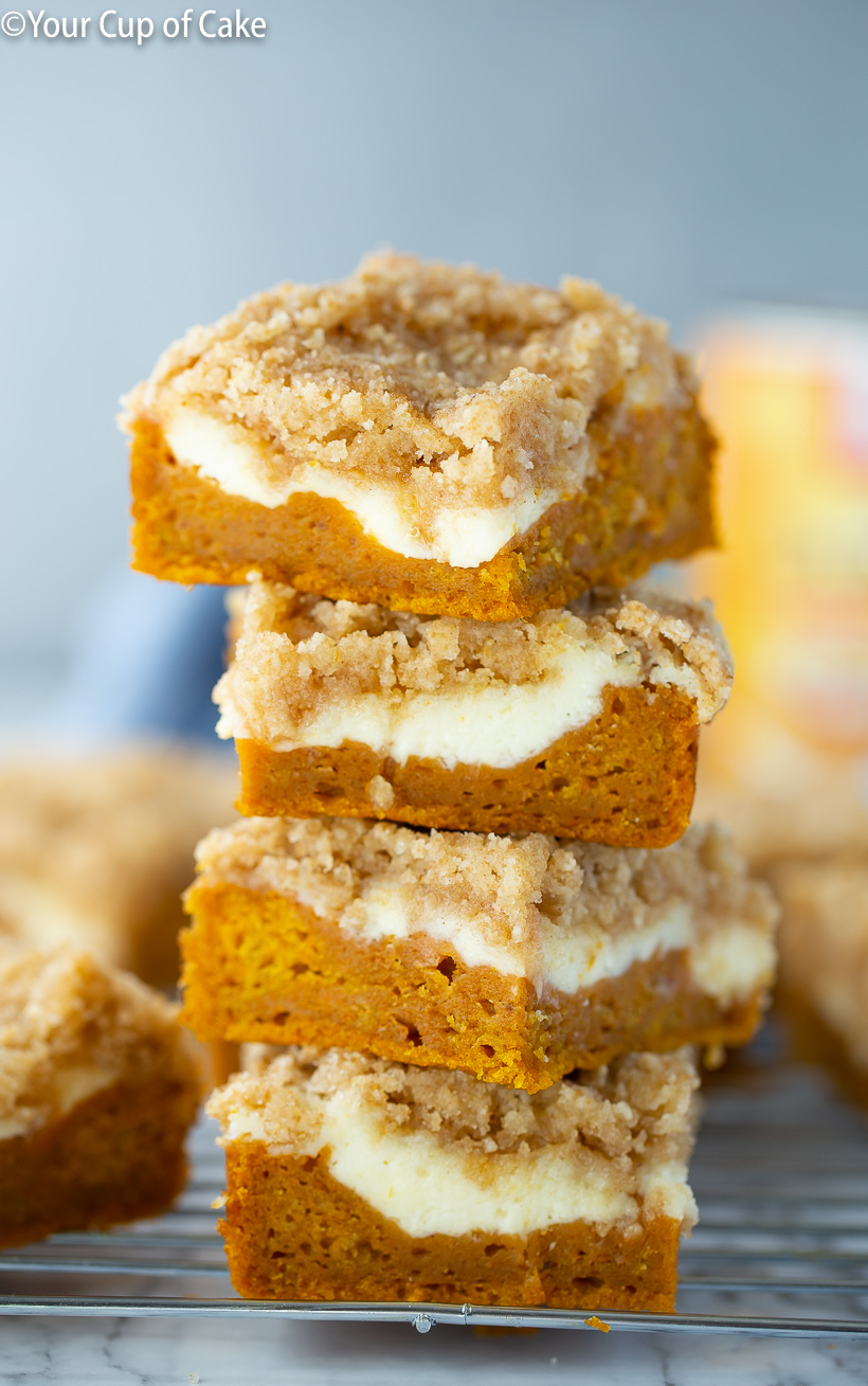 This is AMAZING!! Pumpkin Cream Cheese Crumb Cake