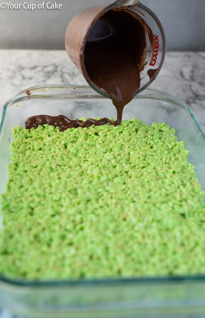 How to make a giant Frankenstein Rice Krispie treat for Halloween