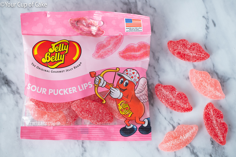 LOVE this sour gummy candy for Valentine's Day
