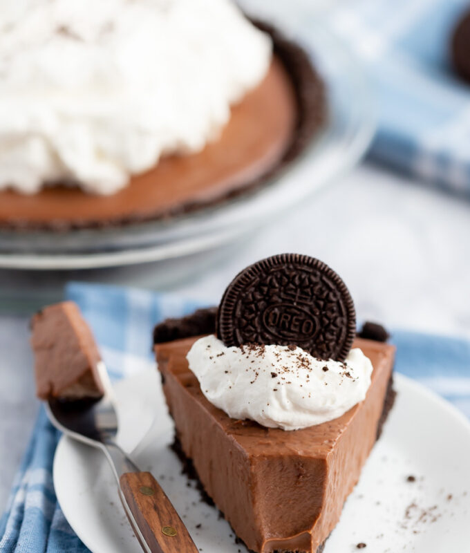 This Chocolate Cream Pie is THE BEST. I've tried more than top-rated 10 recipes and this one beats them all!