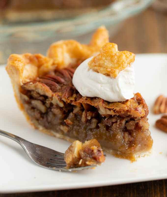 Thanksgiving Pecan Pie. My family LOVES this pie and we have to have it every year!