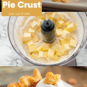 My go-to recipe for pie crust! This Butter Pie Crust is foolproof and SO flaky, I use it for every Thanksgiving pie!