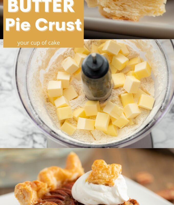 My go-to recipe for pie crust! This Butter Pie Crust is foolproof and SO flaky, I use it for every Thanksgiving pie!